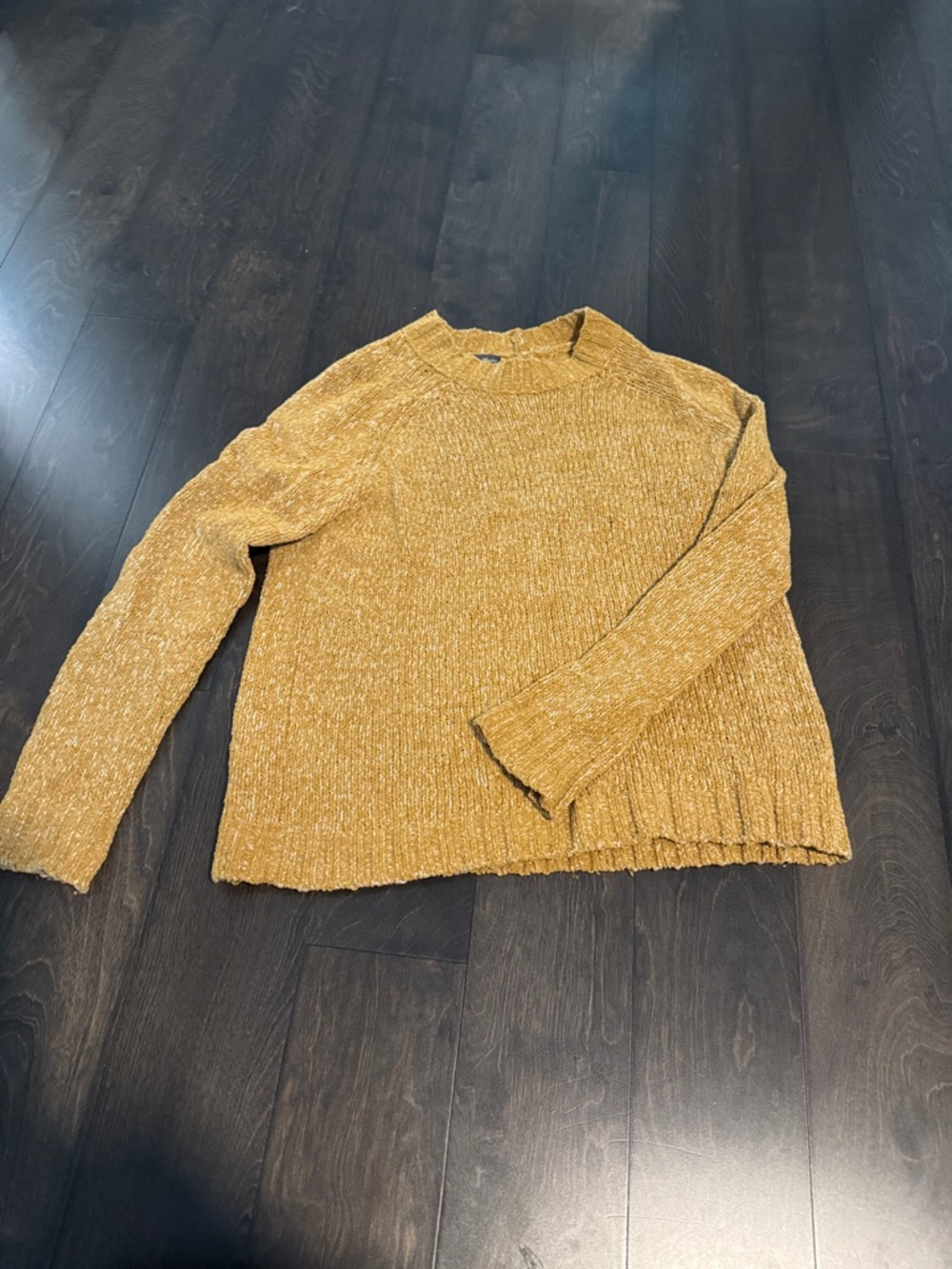 Eddie Bauer Mustard Yellow Crewneck Sweater